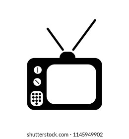 Tv icon vector icon. Simple element illustration. Tv symbol design. Can be used for web and mobile.