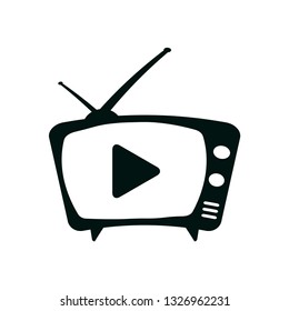 TV icon vector style trendy