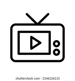 Tv Icon Vector Symbol Design Illustration