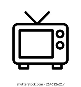 Ilustración de diseño de símbolo del vector de icono de tv