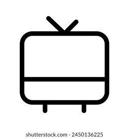 Tv Icon Vector Symbol Design Illustration