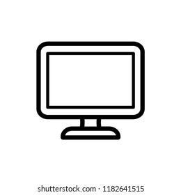 Tv icon vector. television icon vector.