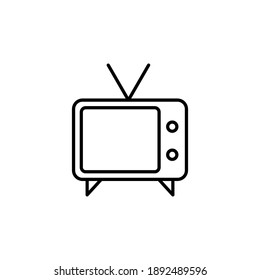 Tv Icon Vector. Television Icon Vector