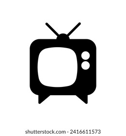 Tv icon vector. television icon vector