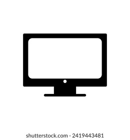 Vektorgrafik des Fernsehbildes. Fernsehsymbol-Vektorgrafik