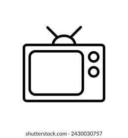 Tv icon vector. television icon vector
