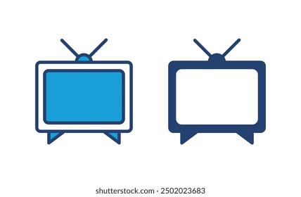 Tv icon vector. television icon vector