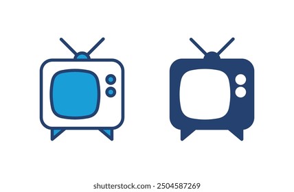 Tv icon vector. television icon vector