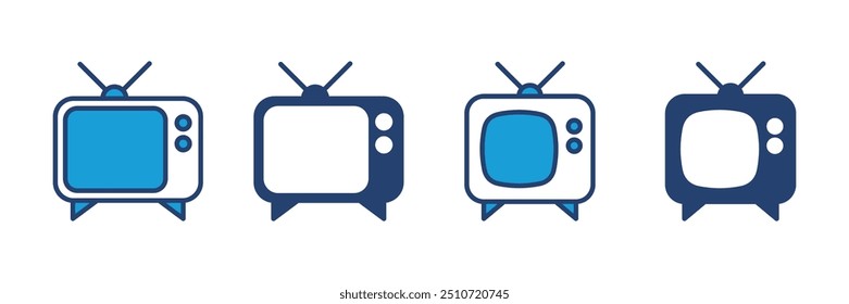 TV-Symbol, Vektor. TV-Ikone, Vektor