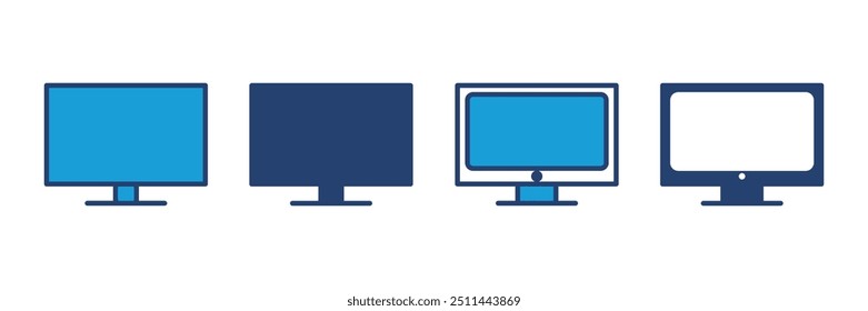 Icono de la televisión Vector. icono de la televisión Vector