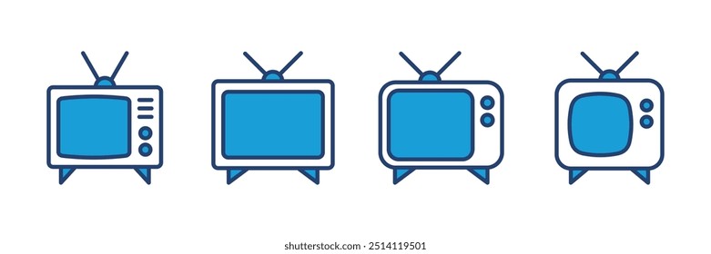 Icono de la televisión Vector. icono de la televisión Vector