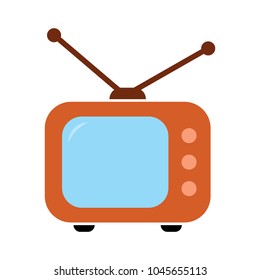 icono tv, ilustración de pantalla vectorial, programa de vídeo, símbolo de entretenimiento