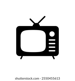 Tv icon vector. television sign and symbol