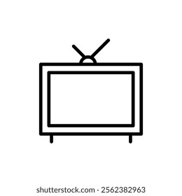 Tv icon vector. television sign and symbol