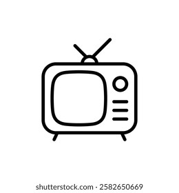 Tv icon vector. television sign and symbol