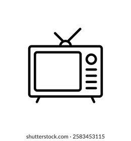 Tv icon vector. television sign and symbol