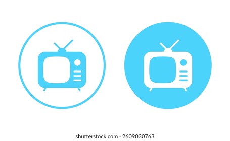 Tv icon vector. television sign and symbol