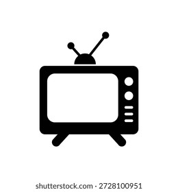 Vetor de Ícone de TV, Símbolo de Televisão, Vetor de Ícone de Símbolo de Televisão para UI e Web..eps
