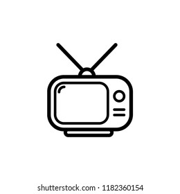 TV icon vector template