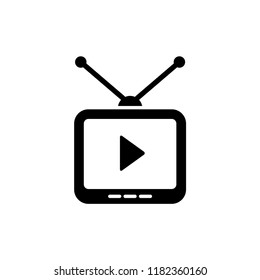 TV icon vector template