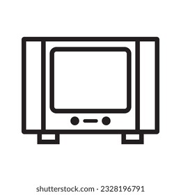 diseño del logotipo de la ilustración de la plantilla de vectores de iconos de tv