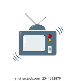 Tv icon vector for web and mobile app. television sign and symbol. Tv icons set. television in white background