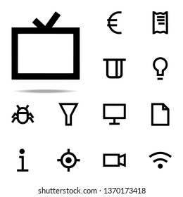 TV icon. web icons universal set for web and mobile