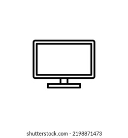 TV-Symbol für Web- und mobile App. Fernsehzeichen und -symbol