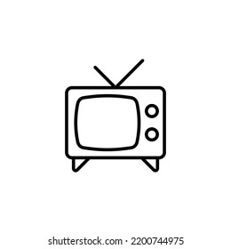 Tv icon for web and mobile app. television sign and symbol