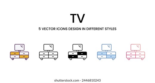 Iconos la TV fijados