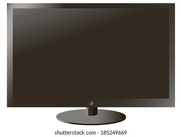TV isolated on a white background