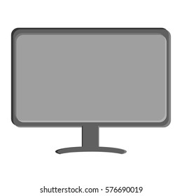 TV isolated on white background in flat style.