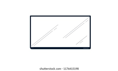 Tv isolated vector illustration