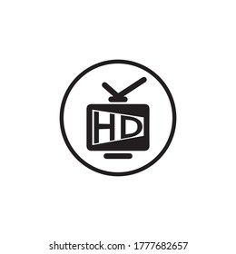 TV , LCD, LED, monitor icon vector illustration design logo