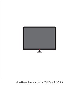 TV LED icon logo vector design