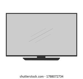 TV Led, modern television. Vector illustration.