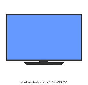 TV Led, modern television. Vector illustration.