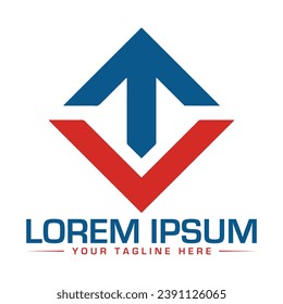 TV Letter Logo Design Creative and Professional Logo Design
