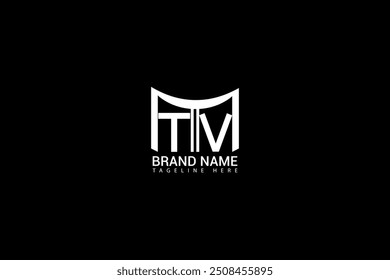 TV letter logo design.circle, triangle, hexagon, flat and simple style with white color variation letter logo set in one artboard. TV minimalist