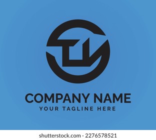 TV Letter Logo Vector Design. TV lettermark Logo design. Creative Modern Letters Vector  Logo Illustration. Letter Logo Vector Design.