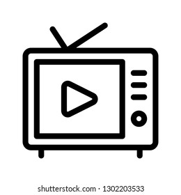 TV line icon