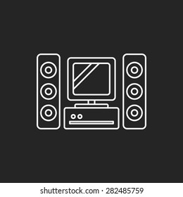 TV line icon