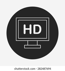 TV line icon