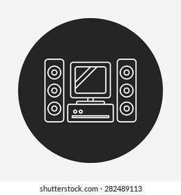 TV line icon