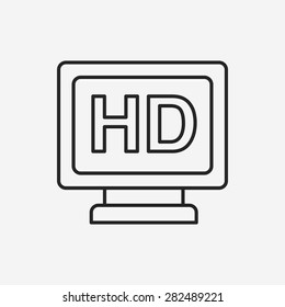 TV line icon