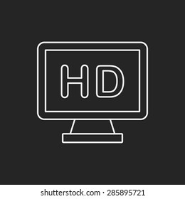 TV line icon