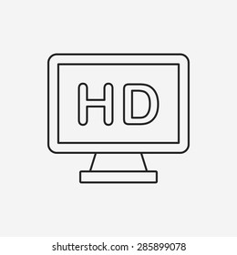 TV line icon