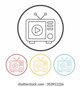 TV line icon