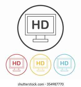 TV line icon
