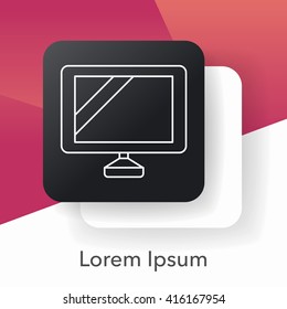 TV line icon